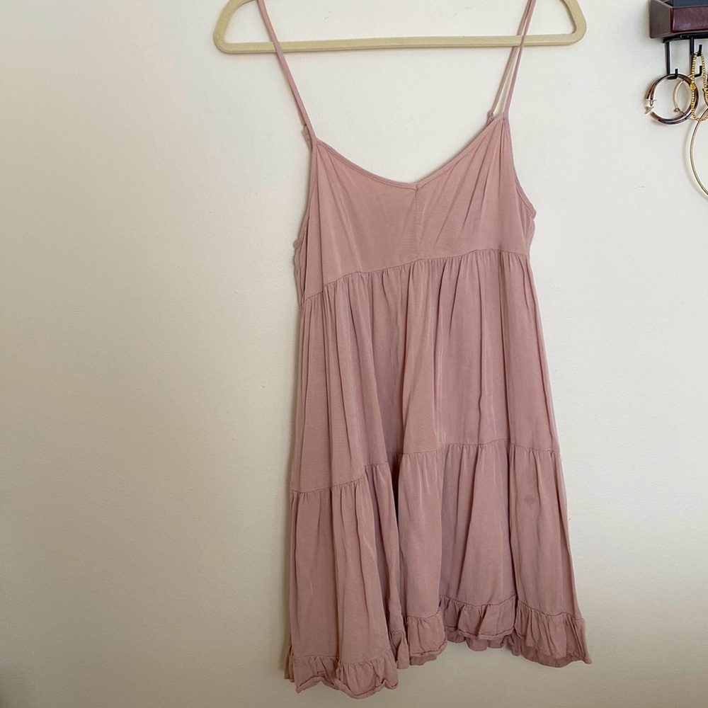 Blush mini dress